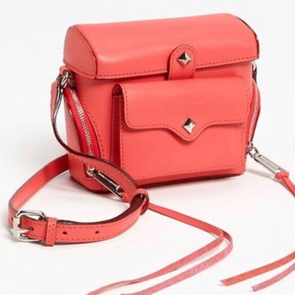 Rebecca Minkoff leather crossbody camera bag